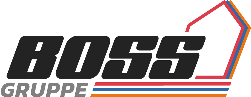 Boss logo groß bunt