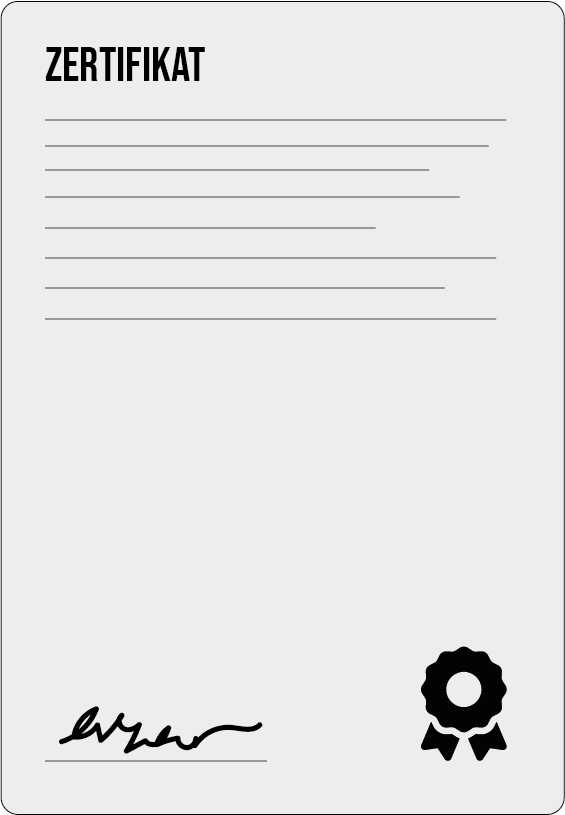 Zertifikat template